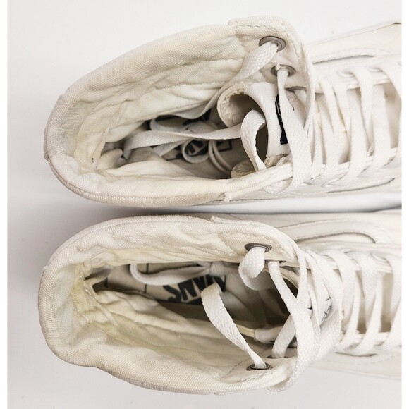 Vans SK8-Hi Core Classics True White Men's 8.5, Women's 10 Medium Canvas Sneaker - Picture 7 of 8